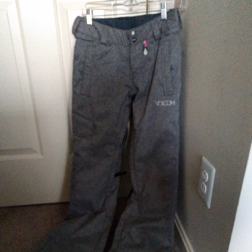 Volcom Grey Ski/Snowboard Pants (Women's XS)